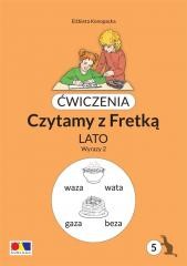 okładka Ćwiczenia. Czytamy z Fretką cz.5 Lato. Wyrazy 2 książka | Elżbieta Konopacka