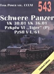 okładka Tank Power vol. CCLXI 543 Schwere Panzer VK... książka | Janusz Ledwoch