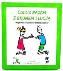 okładka Ćwicz razem z Brunem i Łucją. Aktywności czuciowo- książka | Marta Wiśniewska