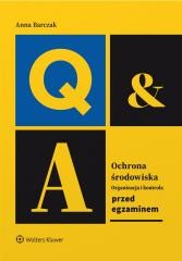 okładka Ochrona środowiska organizacja i kontrola książka | Anna Barczak