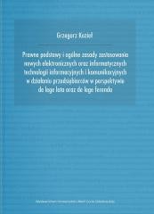 okładka Prawne podstawy i ogólne zasady zastosowania... książka | Grzegorz Kozieł