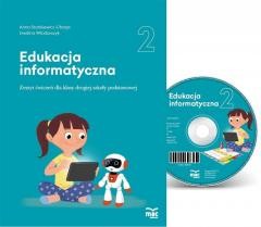 okładka Edukacja informatyczna SP 2 Zeszyt ćwiczeń + CD książka | Ewelina Włodarczyk, Anna Stankiewicz-Chatys