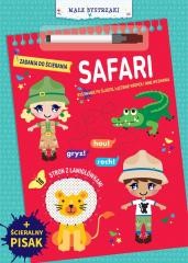 okładka Małe bystrzaki. Zadania do ścierania. Safari książka | Praca Zbiorowa