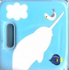 okładka Magiczna książeczka kąpielowa z piszczałką-narwal książka | Praca Zbiorowa