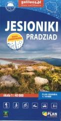 okładka Mapa turystyczna - Jesioniki. Pradziad laminowana książka