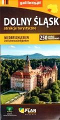 okładka Mapa - Dolny Śląsk 250 atrakcji turystycznych książka