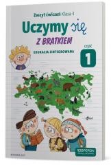 okładka Uczymy się z Bratkiem 3 Zeszyt ćwiczeń cz.1 OPERON książka | Praca Zbiorowa