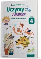 okładka Uczymy się z Bratkiem 3 Zeszyt ćwiczeń cz. 4 książka | Praca Zbiorowa