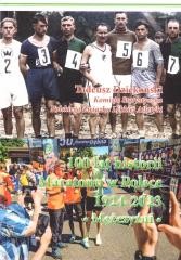 okładka 100 lat historii Maratonu w Polsce 1924-2023 książka | Tadeusz Dziekoński