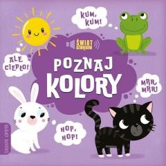 okładka Książeczka kartonowa poznaj kolory książka | Praca Zbiorowa