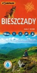 okładka Mapa turystyczna - Bieszczady 1:50 000 lam książka | Praca Zbiorowa