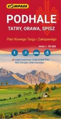 okładka Mapa - Podhale, Tatry, Orawa, Spisz 1:50 000 książka | Praca Zbiorowa