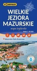 okładka Mapa - Wielkie Jeziora Mazurskie 1:50 000 książka | Praca Zbiorowa