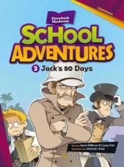 okładka School Adventures Level 2 cz.3 Jack's 80 Days + CD książka | Praca Zbiorowa