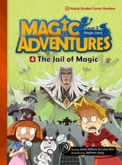 okładka Magic Adventures Level 2 cz.4 The Jail of... + CD książka | Praca Zbiorowa