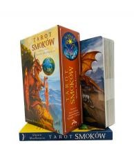 okładka Tarot Smoków (książka + karty) książka | Firat Solhan, Shawn MacKenzie