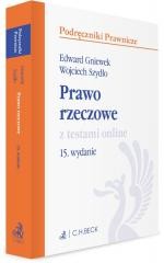 okładka Prawo rzeczowe z testami online w.15 książka | Szydło Wojciech, Edward Gniewek