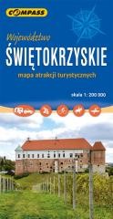 okładka Świętokrzyskie mapa atrakcji tur. 1:200 000 książka | Praca Zbiorowa