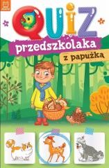 okładka Quiz przedszkolaka z papużką książka