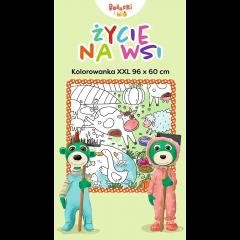 okładka Kolorowanka XXL. Życie na wsi książka