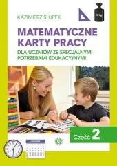 okładka Matematyczne karty pracy cz.2 w.2024 książka | Kazimierz Słupek