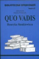 okładka Biblioteczka opracowań nr 027 Quo Vadis książka | Danuta Polańczyk
