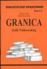 okładka Biblioteczka opracowań nr 021 Granica książka | Irena Nowacka