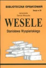okładka Biblioteczka opracowań nr 020 Wesele książka | Danuta Wilczycka
