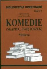 okładka Biblioteczka opracowań nr 017 Komedie  Molier książka | Irena Nowacka