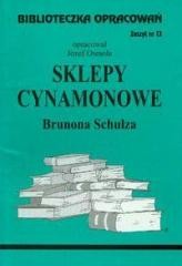 okładka Biblioteczka opracowań nr 013 Sklepy cynamonowe książka | Józef Osmoła