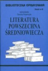 okładka Biblioteczka opracowań nr 061 Literatura Średniow książka | Danuta Polańczyk