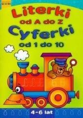 okładka Literki A-Z, Cyferki 1-10 LITERKA książka | Praca Zbiorowa