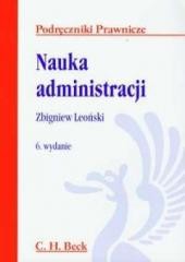 okładka Nauka administracji książka | Leoński Zbigniew