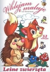 okładka Wklejam i maluję - Leśne zwierzęta książka | Praca Zbiorowa