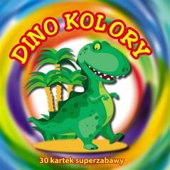 okładka 30 kartek superzabawy. Dino kolory książka | Praca Zbiorowa