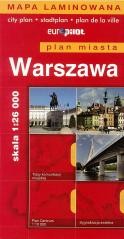 okładka Plan Miasta EuroPilot. Warszawa laminat książka | Praca Zbiorowa