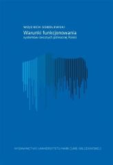 okładka Warunki funkc. systemów rzecznych pół. Polski książka | Sobolewski Wojciech