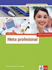 okładka Meta profesional A1-A2 Ćwiczenia + CD LEKTORKLETT książka | Josefa JimenoPatron, Pilar PerezCanizares