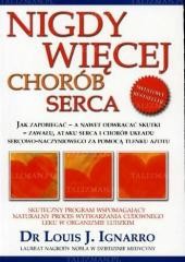 okładka Nigdy więcej chorób serca książka | Louis J.Ignarro