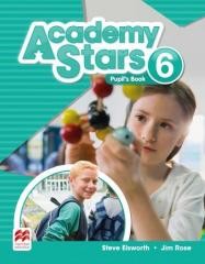 okładka Academy Stars 6 PB + kod online MACMILLAN książka | Steve Elsworth, Jim Rose