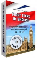 okładka First steps in English cz.2 Angielski dla śr. zaaw książka | dr HenrykKrzyżanowski