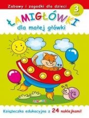 okładka Łamigłówki dla małej główki 3 lata książka | Maria Molenda