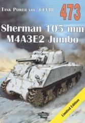 okładka Sherman 105 mm. Tank Power vol. CCVIII 473 książka | Janusz Ledwoch