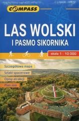 okładka Mapa tur. - Las Wolski i Pasmo Sikornika 1:10 000 książka | Praca Zbiorowa