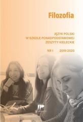 okładka Filozofia JPSPP nr 1 2019/2020 książka