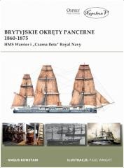 okładka Brytyjskie okręty pancerne 1860-1875. HMS Warrior książka | Angus Konstam