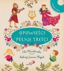 okładka Opowieści pełne treści + CD książka | Ola Manikowska