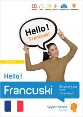 okładka Hello! Francuski. Błyskawiczny kurs obrazkowy A1 książka | SuperMemo World, natalia Wajda