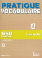 okładka Pratique Vocabulaire Niveau A1-A2 + corriges książka | Thierry Gallier