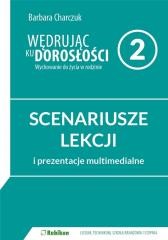okładka Wędrując ku dorosłości LO 2 scenariusz RUBIKON książka | Barbara Charczuk
